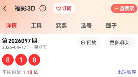 胡亚楠福彩3D期号分析：奇偶比1_2推荐